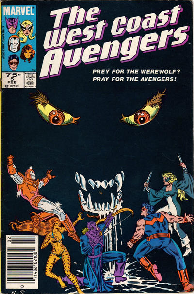 West Coast Avengers #5 [Newsstand] - Fn/Vf 7.0