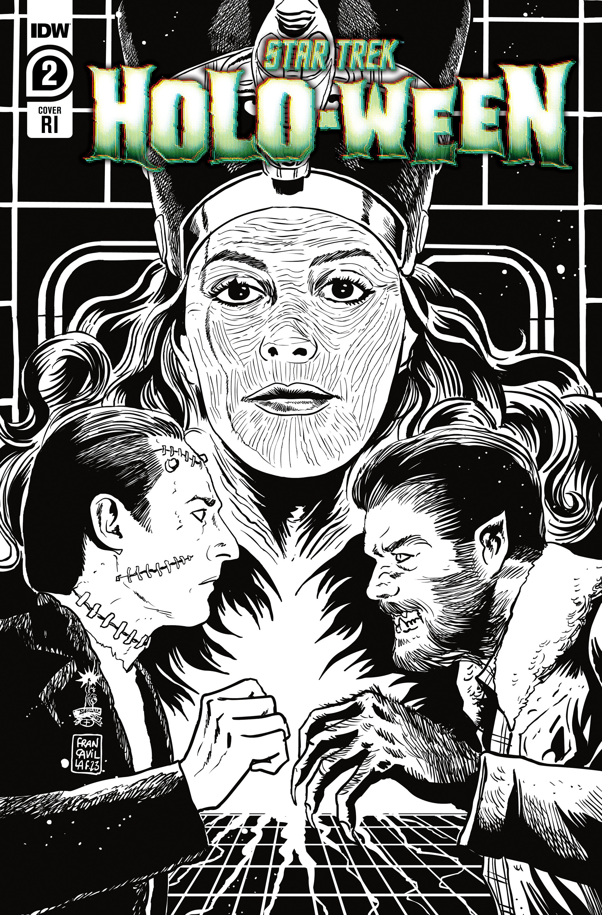 Star Trek Holo-Ween #2 Cover C 1 for 10 Incentive Copy Francavilla