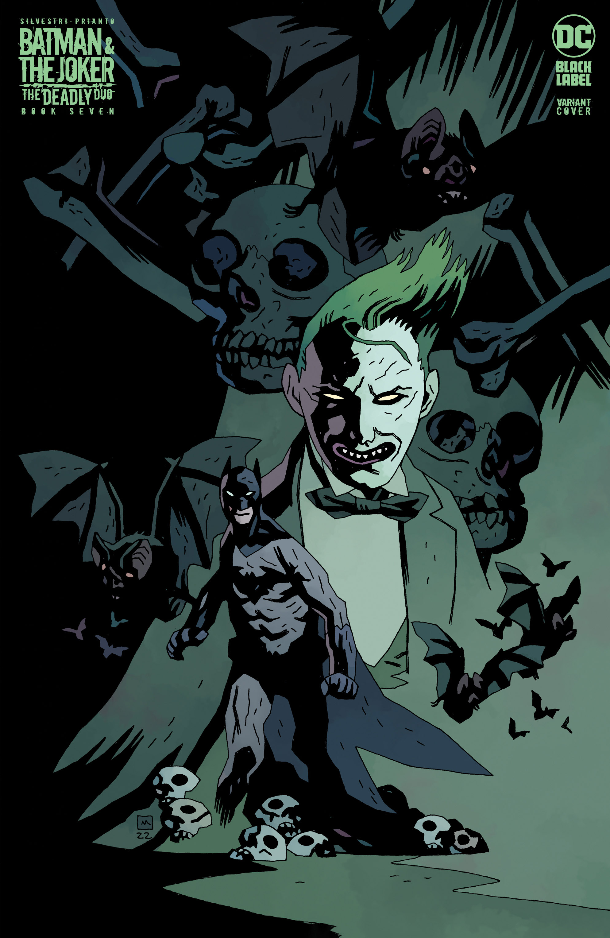 Batman & The Joker The Deadly Duo #7 Cover D Mike Mignola Card Stock Variant (Mature) (Of 7)