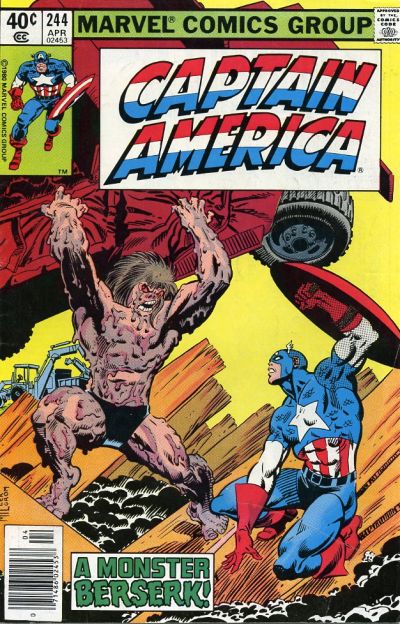 Captain America #244 [Newsstand]