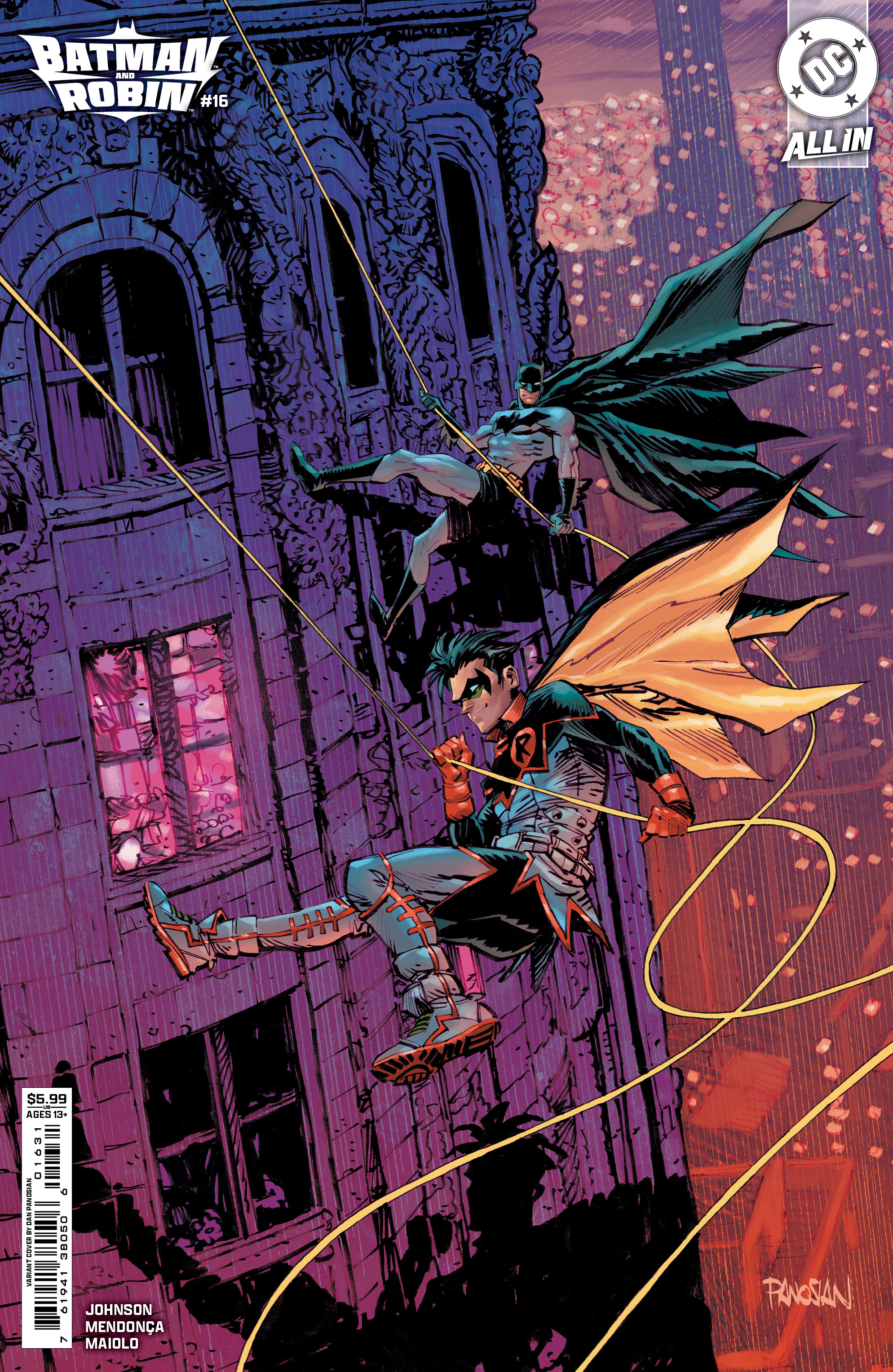 Batman and Robin #16 Cover C Dan Panosian Card Stock Variant