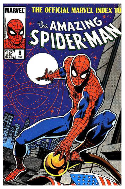 The Official Marvel Index To The Amazing Spider-Man #8 (1985)-Very Fine (7.5 – 9)