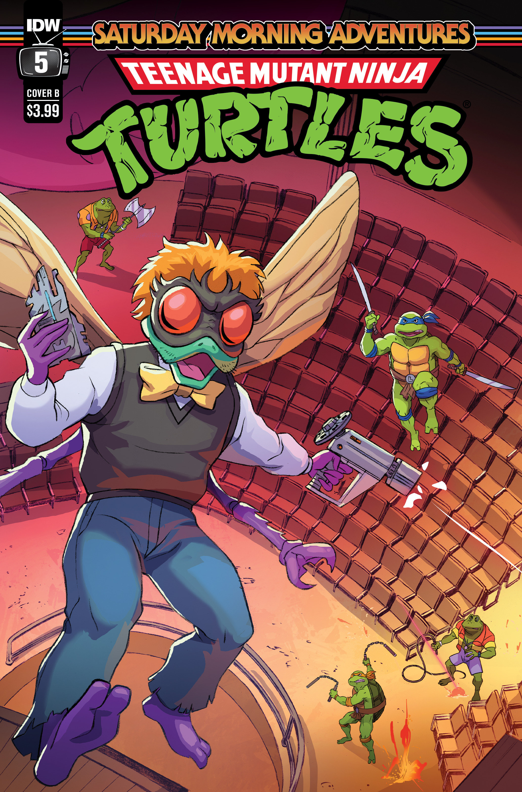 Teenage Mutant Ninja Turtles Saturday Morning Adventures Continued! #5 Cover B Schoening