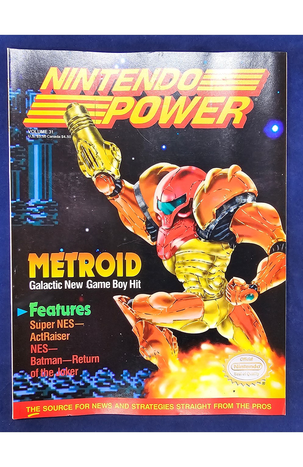 Nintendo Power Volume 31 Metroid With Poster