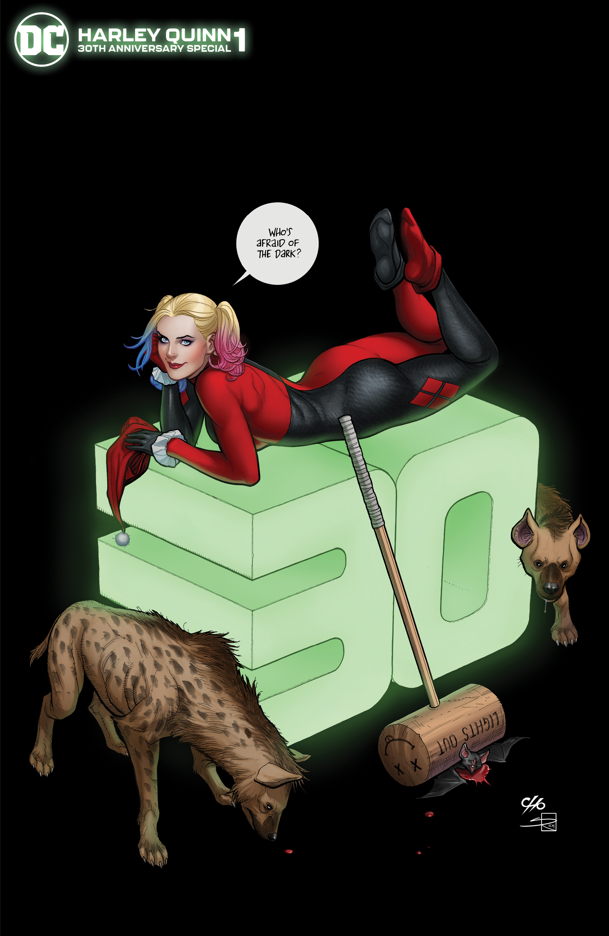 Harley Quinn 30th Anniversary Special #1 (One Shot) Cover N 1 for 10 Incentive Frank Cho Glow In The Dark Variant