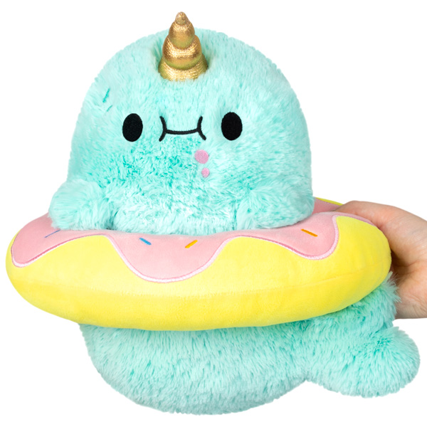 Squishables Mini Sparkles The Narwhal In Donut