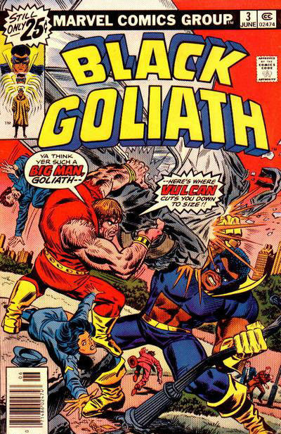 Black Goliath #3 [25¢](1976)- G/Vg 3.0