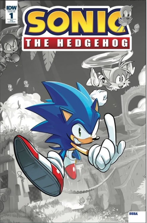 Sonic The Hedgehog #1 Diamond Comics C2e2 Retailer Summit Variant