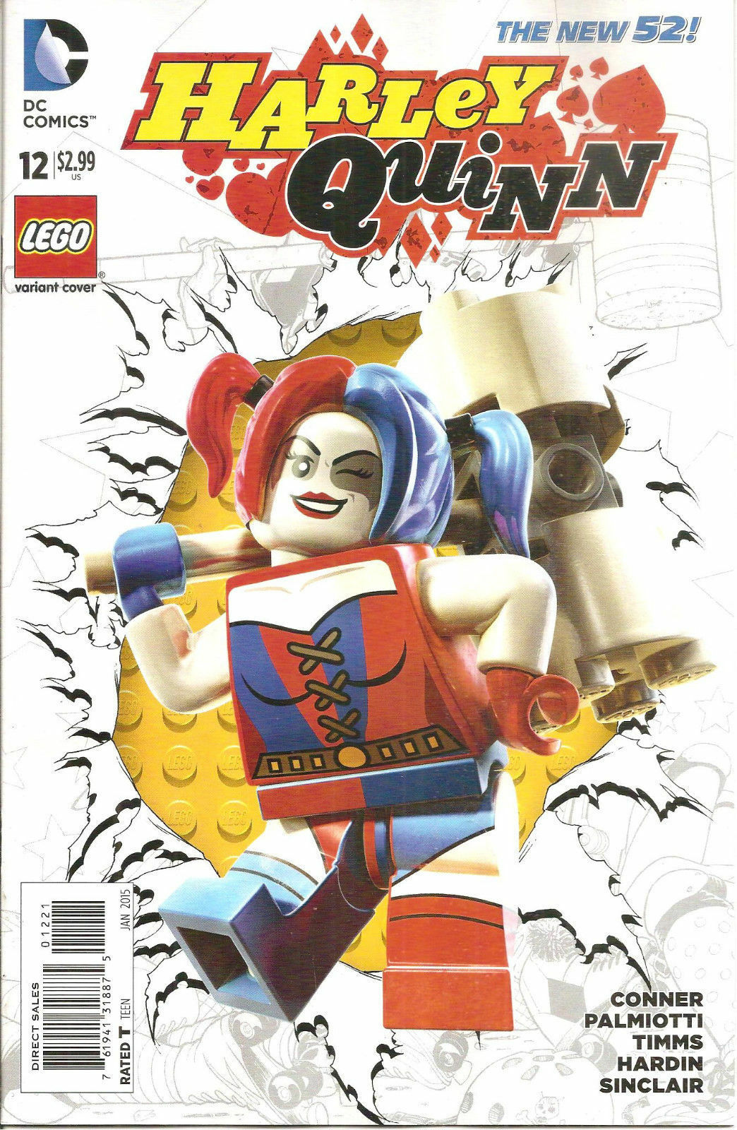 Harley Quinn #12 Lego Variant Edition (2014)