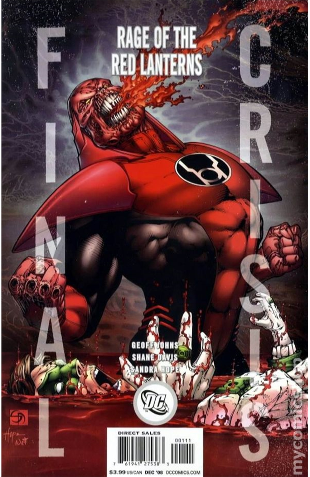 Final Crisis Rage of The Red Lanterns #1 (2008)