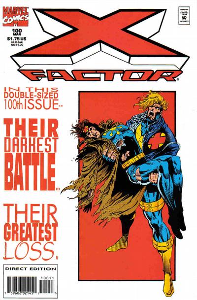 X-Factor #100 [Direct Edition - Standard Cover]-Very Fine (7.5 – 9)