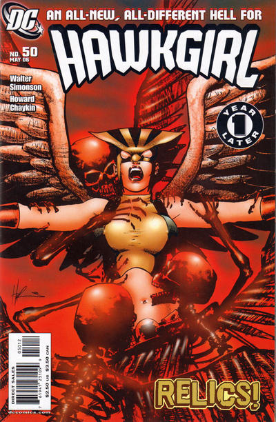 Hawkgirl Second Printing #50