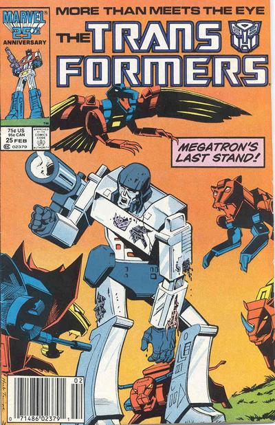 The Transformers #25 [Newsstand](1984)-Good (1.8 – 3)