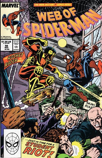 Web of Spider-Man #56 [Direct](1985)-Very Fine (7.5 – 9)