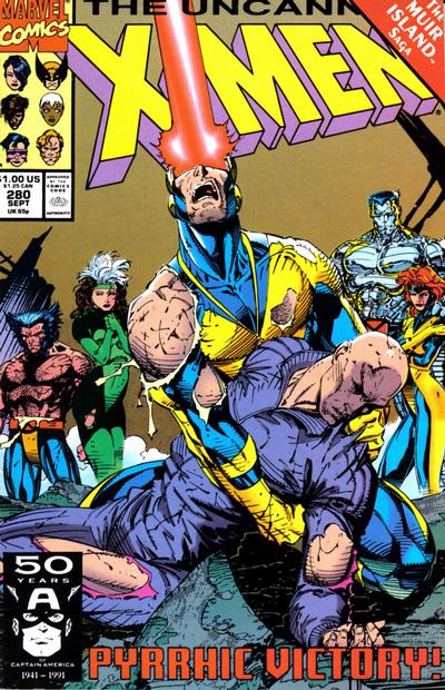 The Uncanny X-Men #280 [Direct]-Fine (5.5 – 7)