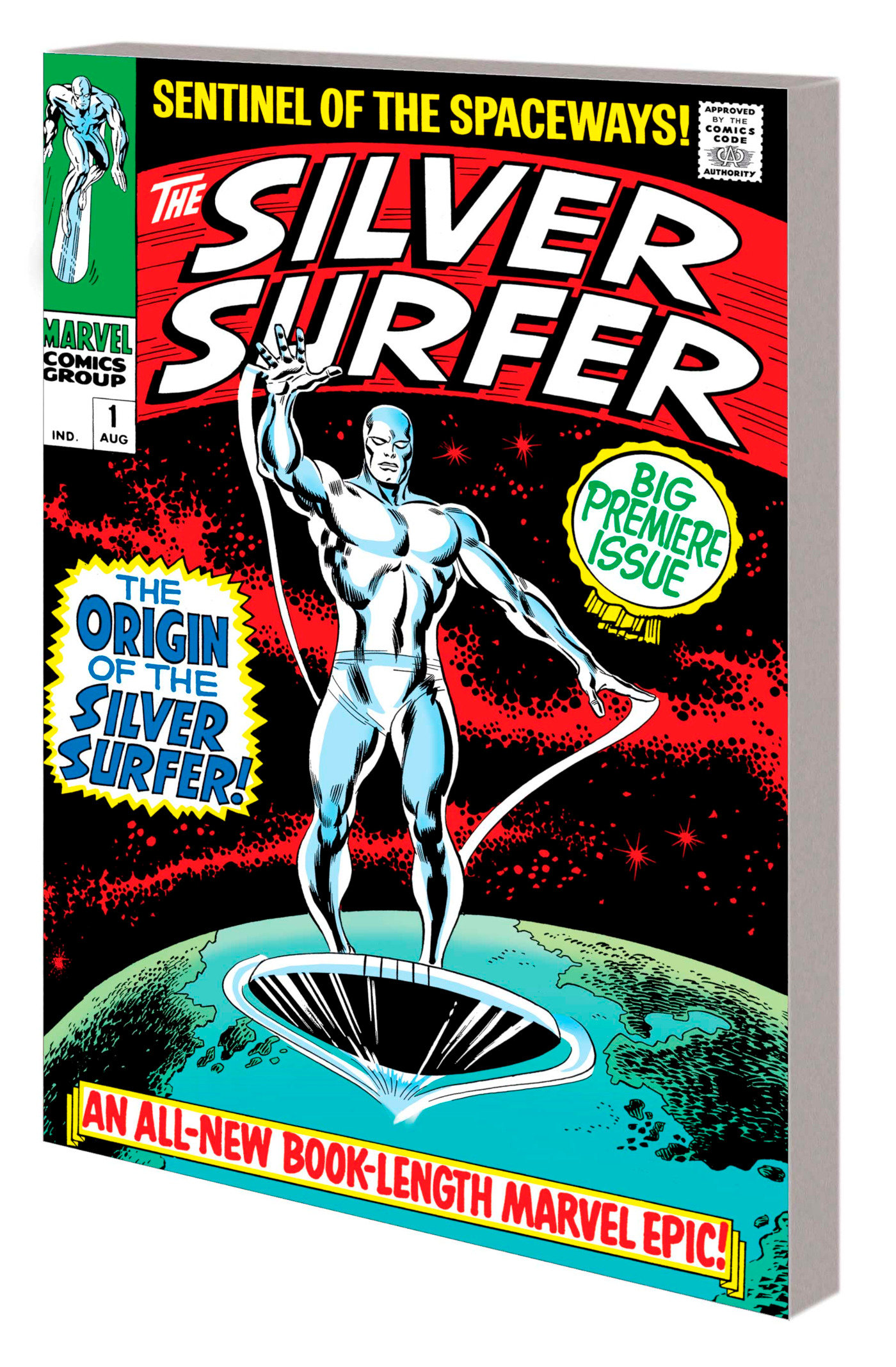 Mighty Marvel Masterworks The Silver Surfer Graphic Nove Volume 1 - The Sentinel of the Spaceways (Direct Market Edition)