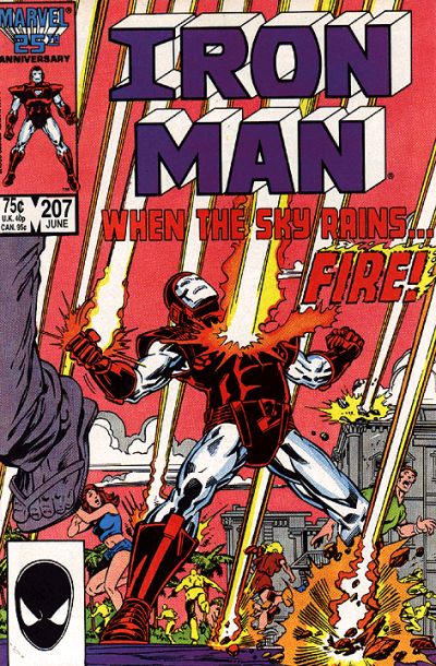 Iron Man #207 [Direct]-Near Mint (9.2 - 9.8)