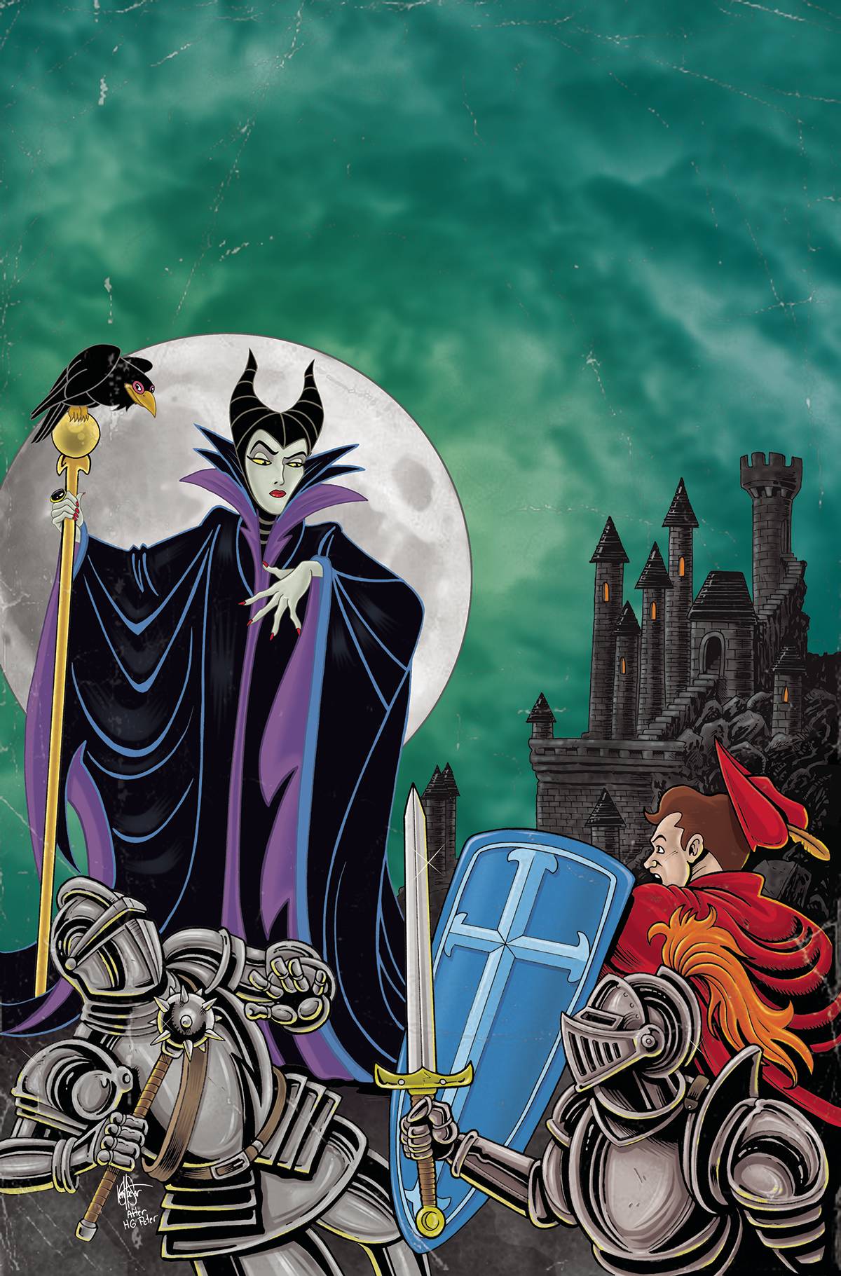 Disney Villains Maleficent #1 Cover Zf 10 Copy Last Call Incentive Haeser