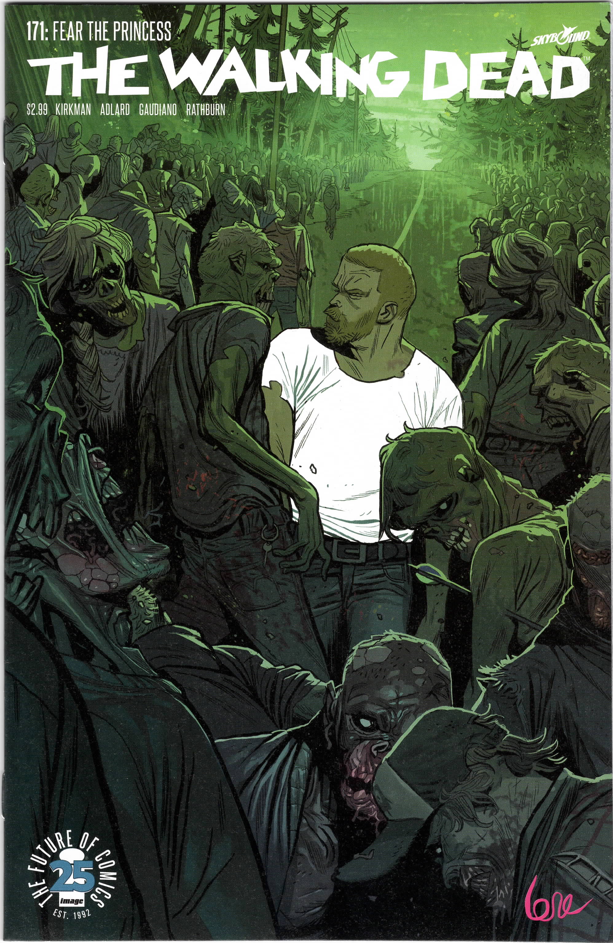 Walking Dead #171 Lorenzo De Felici Pink Signature Variant