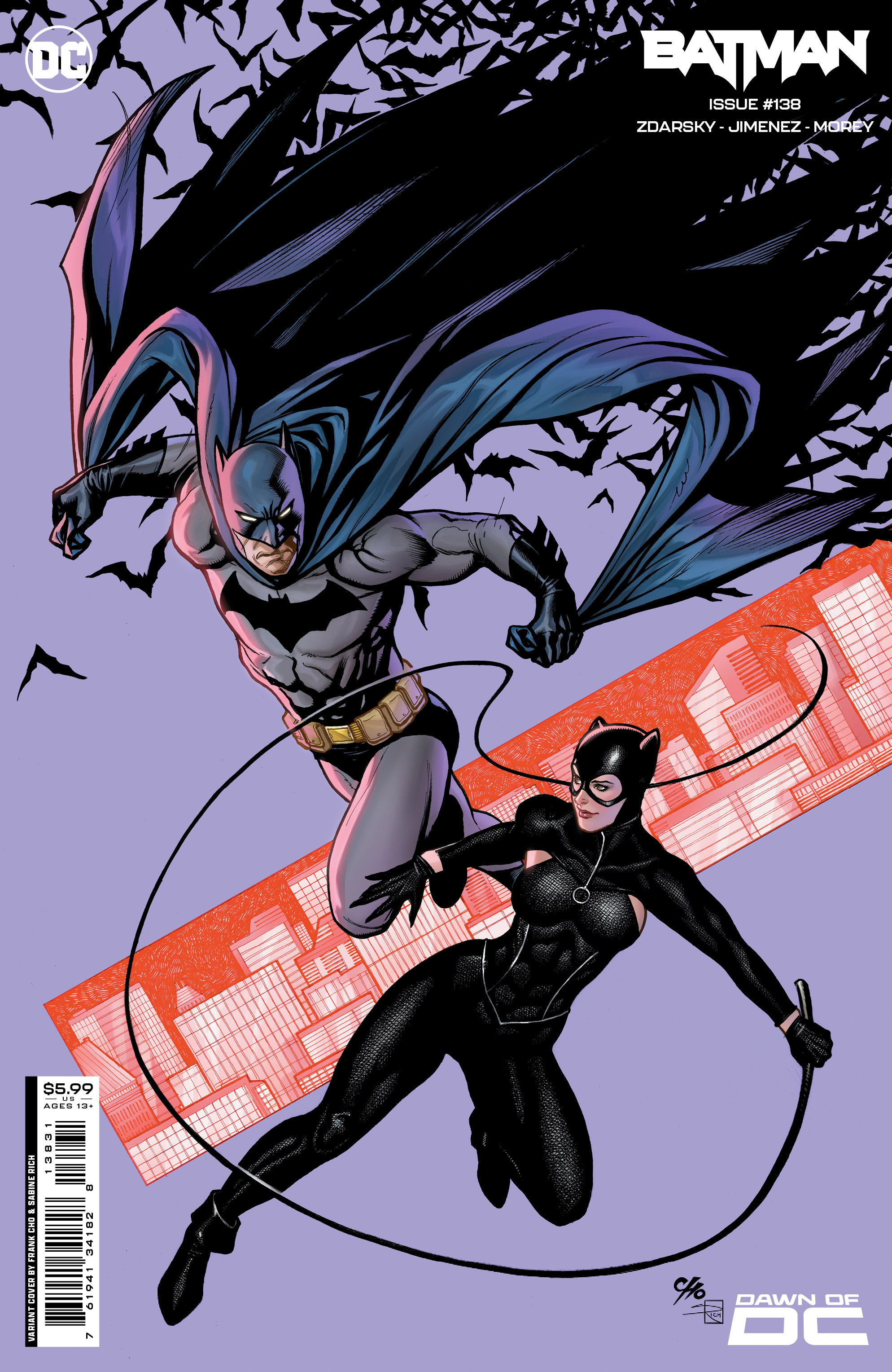 Batman #138 Cover C Frank Cho Card Stock Variant (Batman Catwoman The Gotham War)