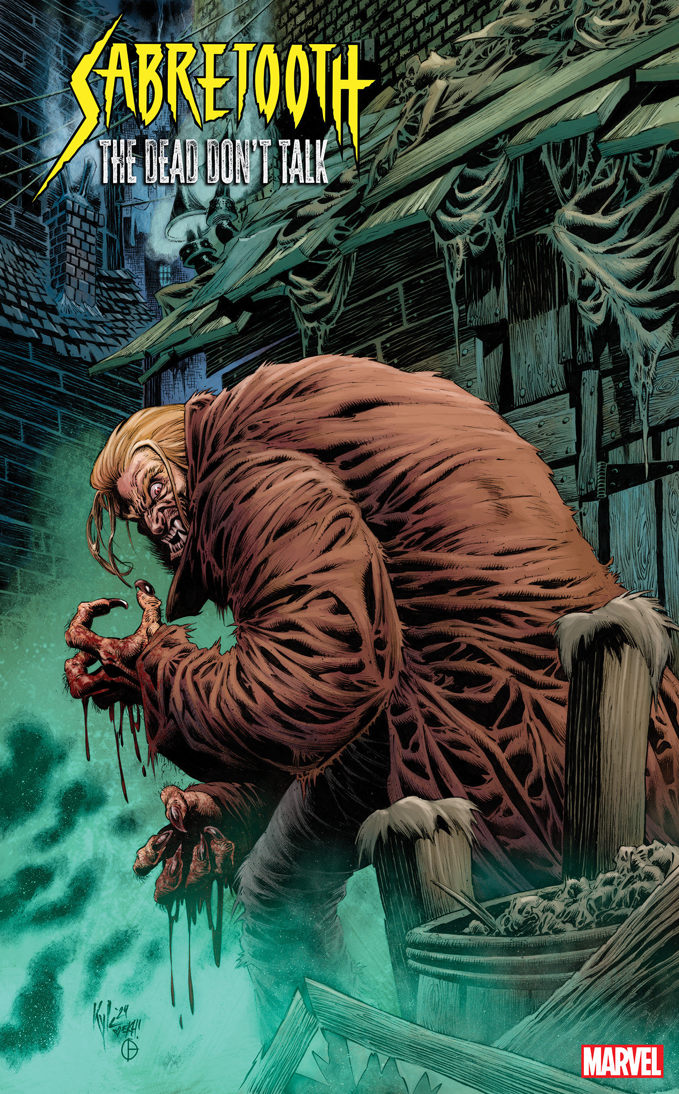 Sabretooth: The Dead Don't Talk #2 Kyle Hotz Variant 1 for 25 Incentive