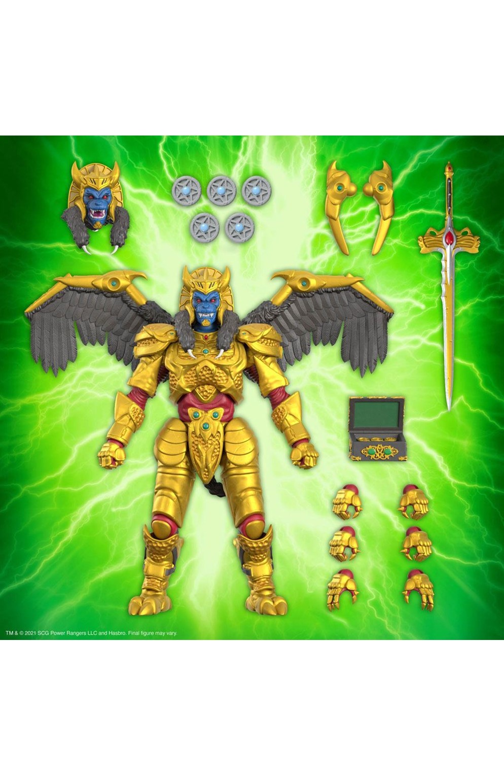 Mighty Morphin Power Rangers Ultimates Goldar Action Figure
