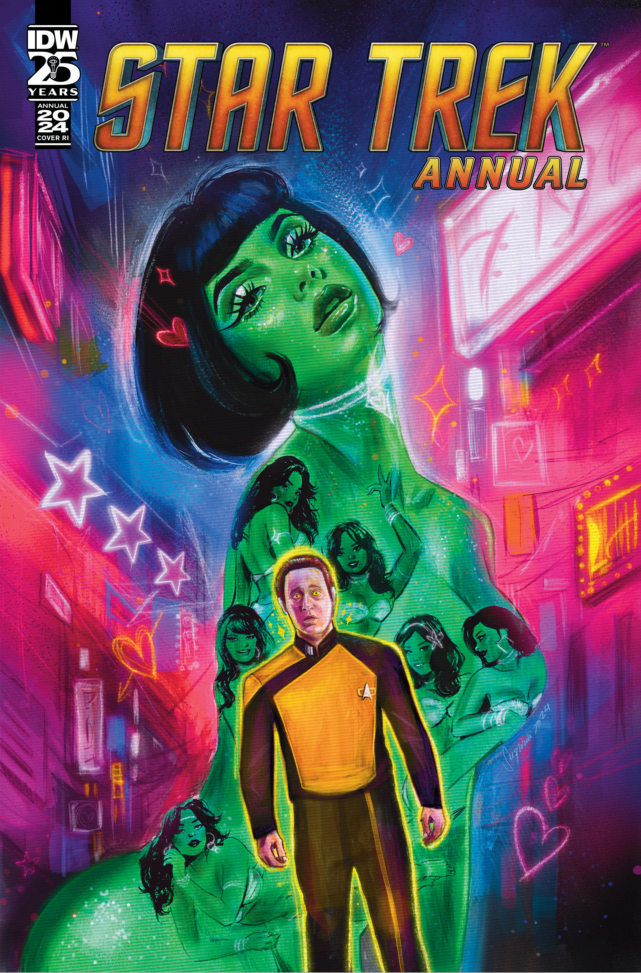 Star Trek Annual 2024 Cover Vilchez 1 for 10 Incentive Variant