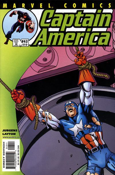 Captain America #43 [Direct Edition] - Vf/Nm 9.0