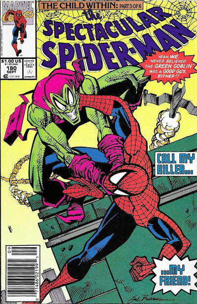 The Spectacular Spider-Man #180 [Newsstand]-Good (1.8 – 3)