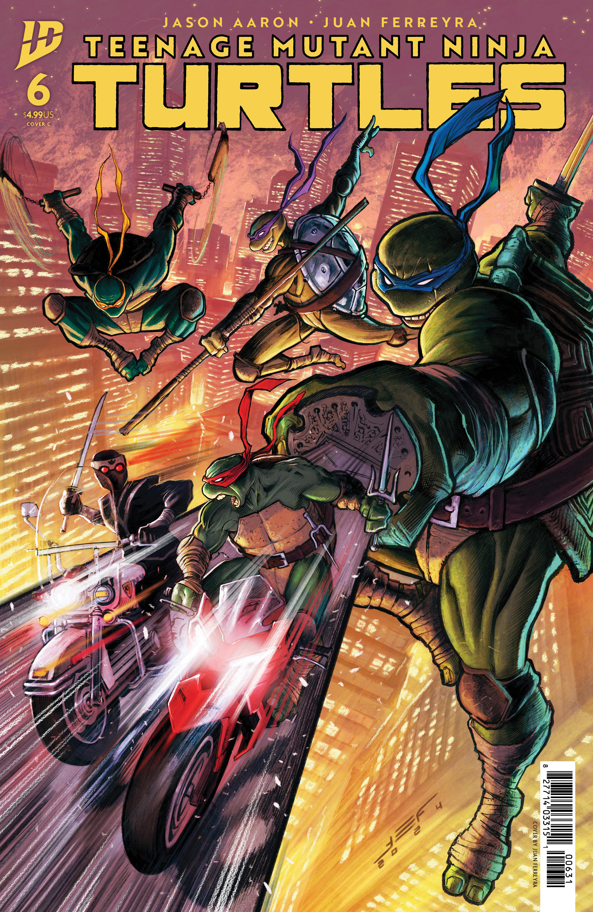 Teenage Mutant Ninja Turtles #6 Cover C Ferreyra