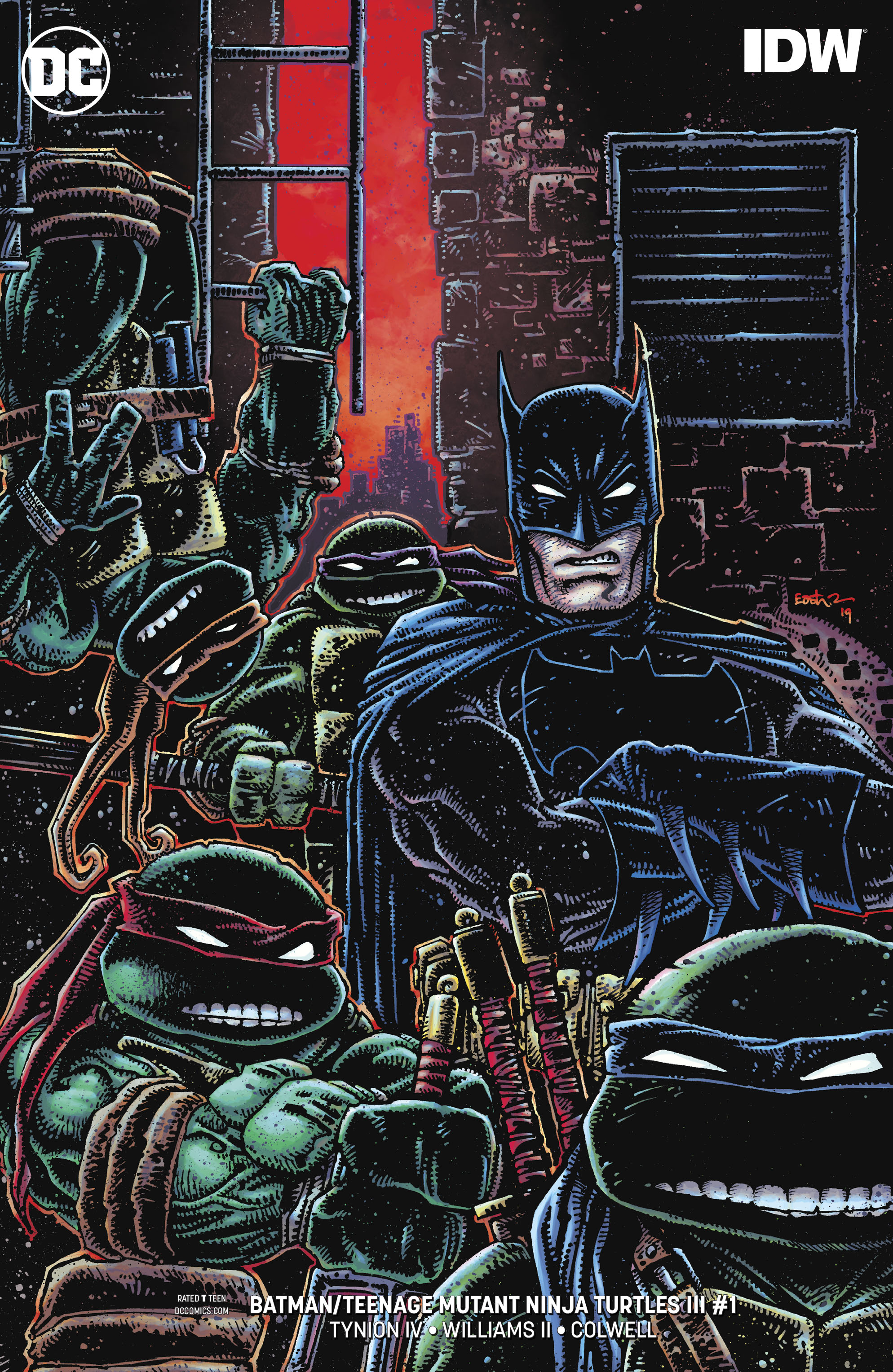 Batman Teenage Mutant Ninja Turtles III #1 Variant Edition (Of 6)