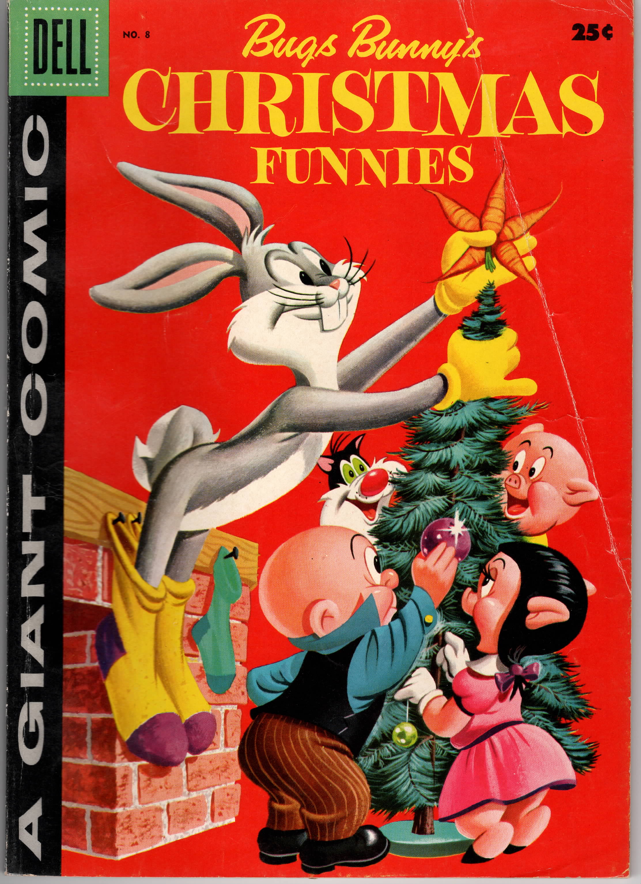 Dell Giant: Bugs Bunny's Christmas Funnies #8