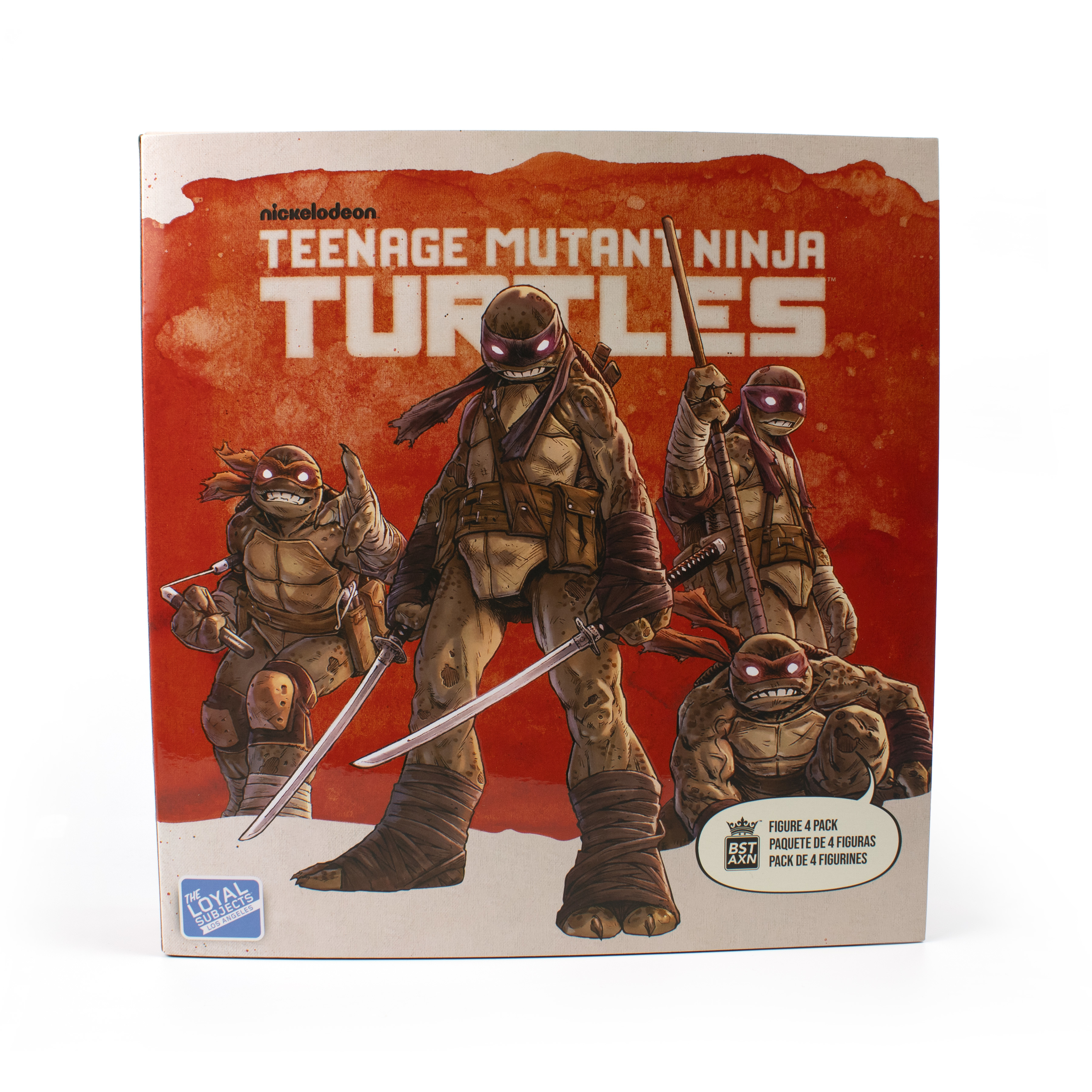 Teenage Mutant Ninja Turtles Bst Axn IDW Inspired Zombie Turtle 5in Action Figure 4-Pack