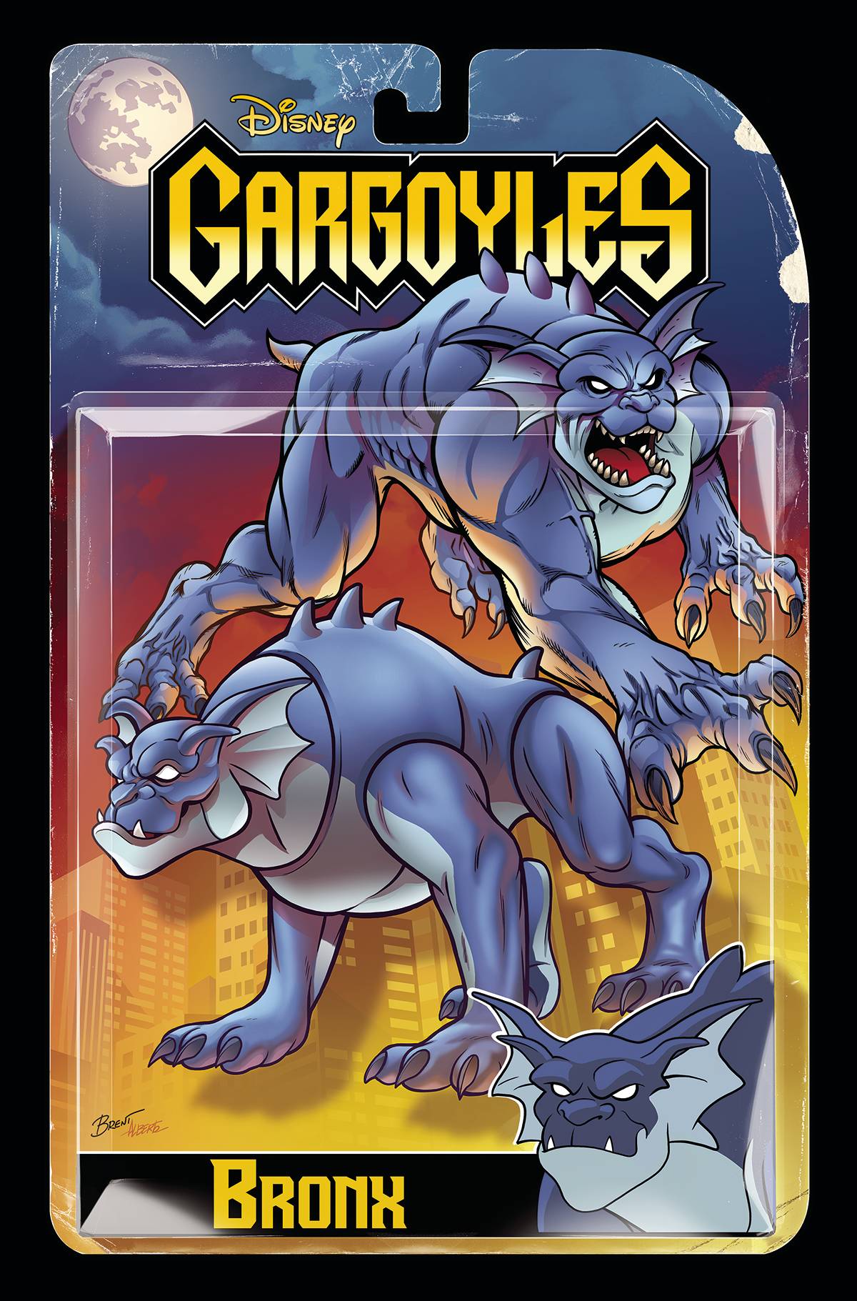 Gargoyles #5 Cover K 1 for 25 Incentive Action Figure (2022)