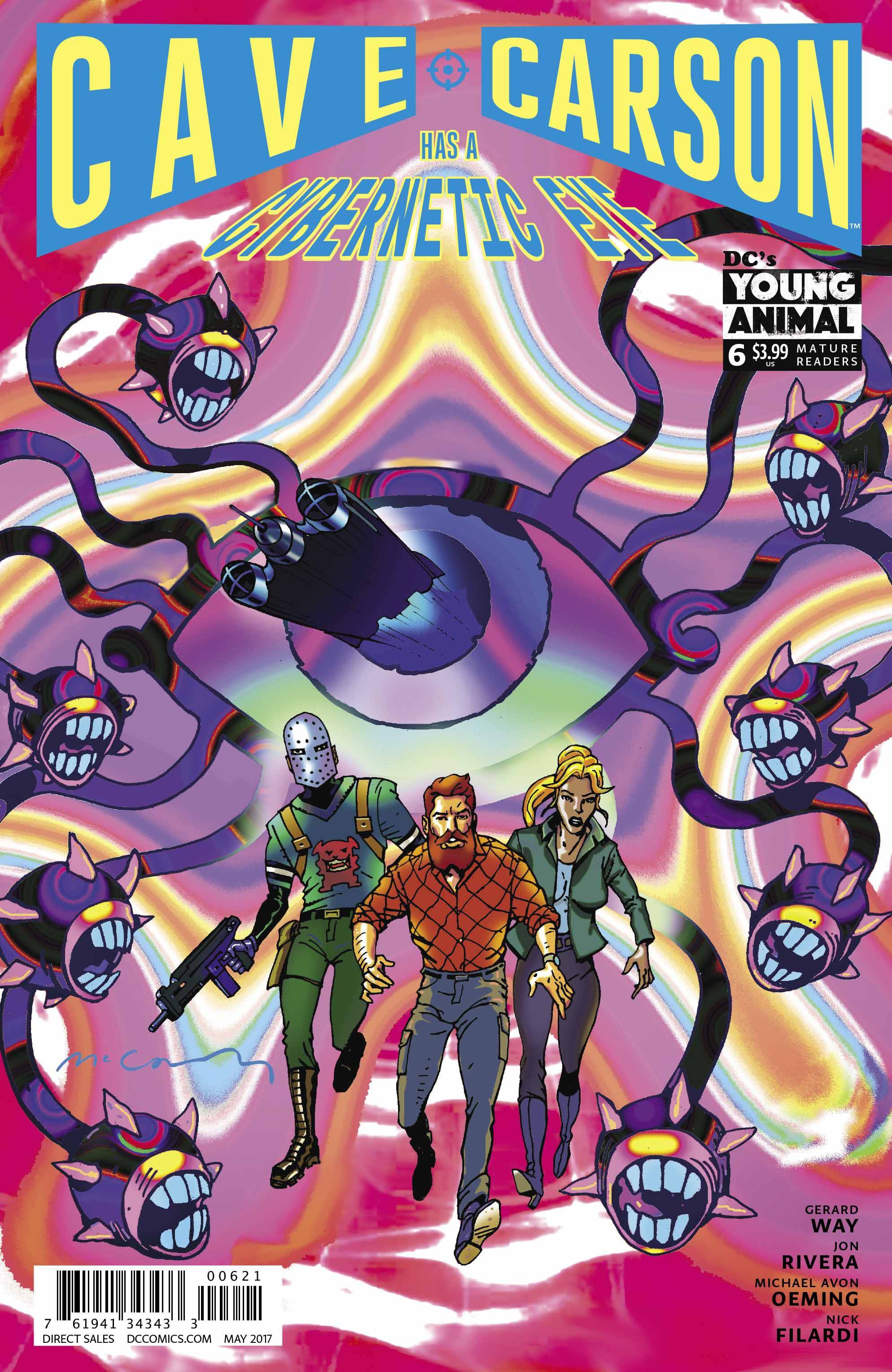 Cave Carson Has A Cybernetic Eye #6 Variant Edition