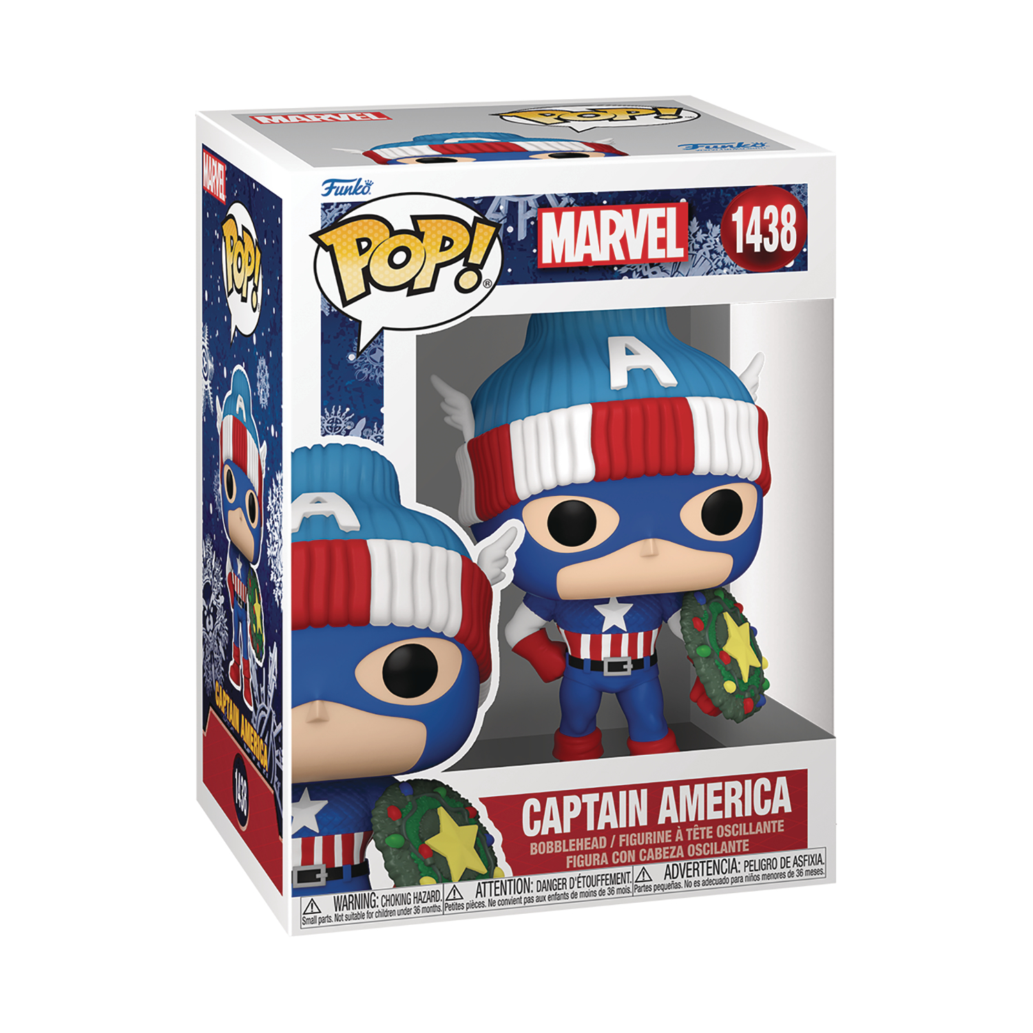 Marvel Holiday Captain America Funko Pop! Vinyl Figure #1438