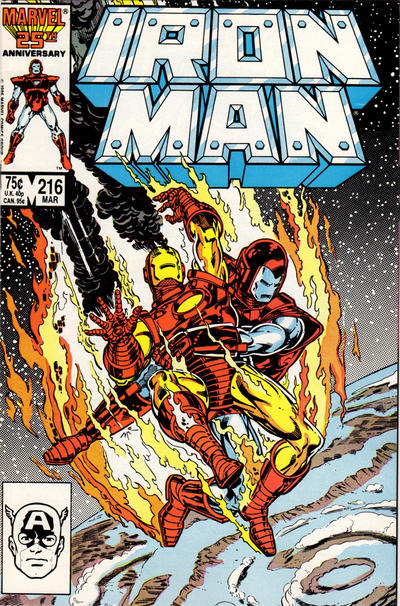Iron Man #216 [Direct]-Fine (5.5 – 7)