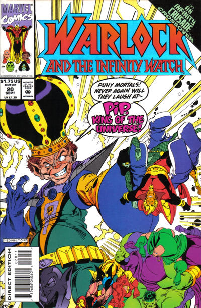Warlock And The Infinity Watch #20 {Direct Edition} Nm - 9.2