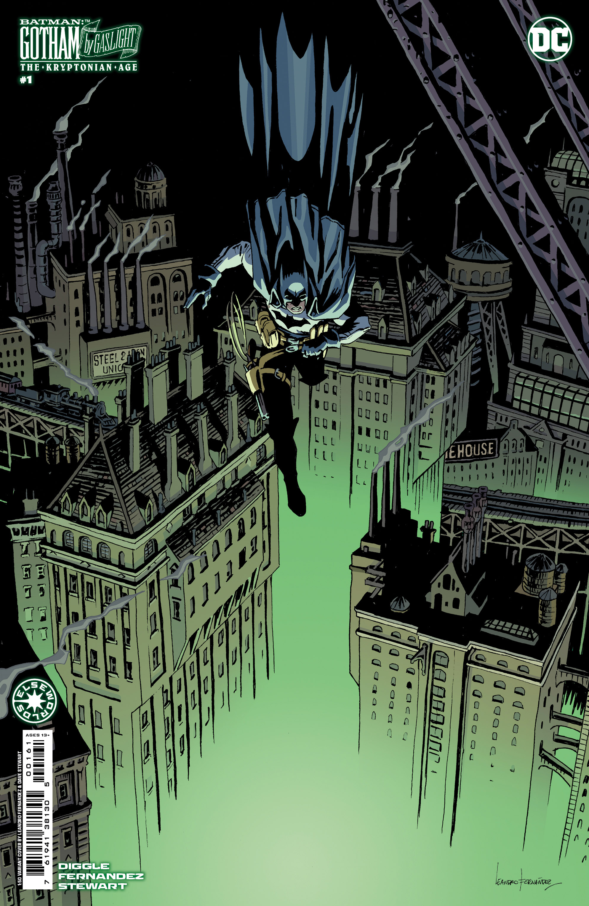 Batman Gotham by Gaslight: The Kryptonian Age #1 (Of 12) Cover F 1 for 50 Incentive Leandro Fernandez