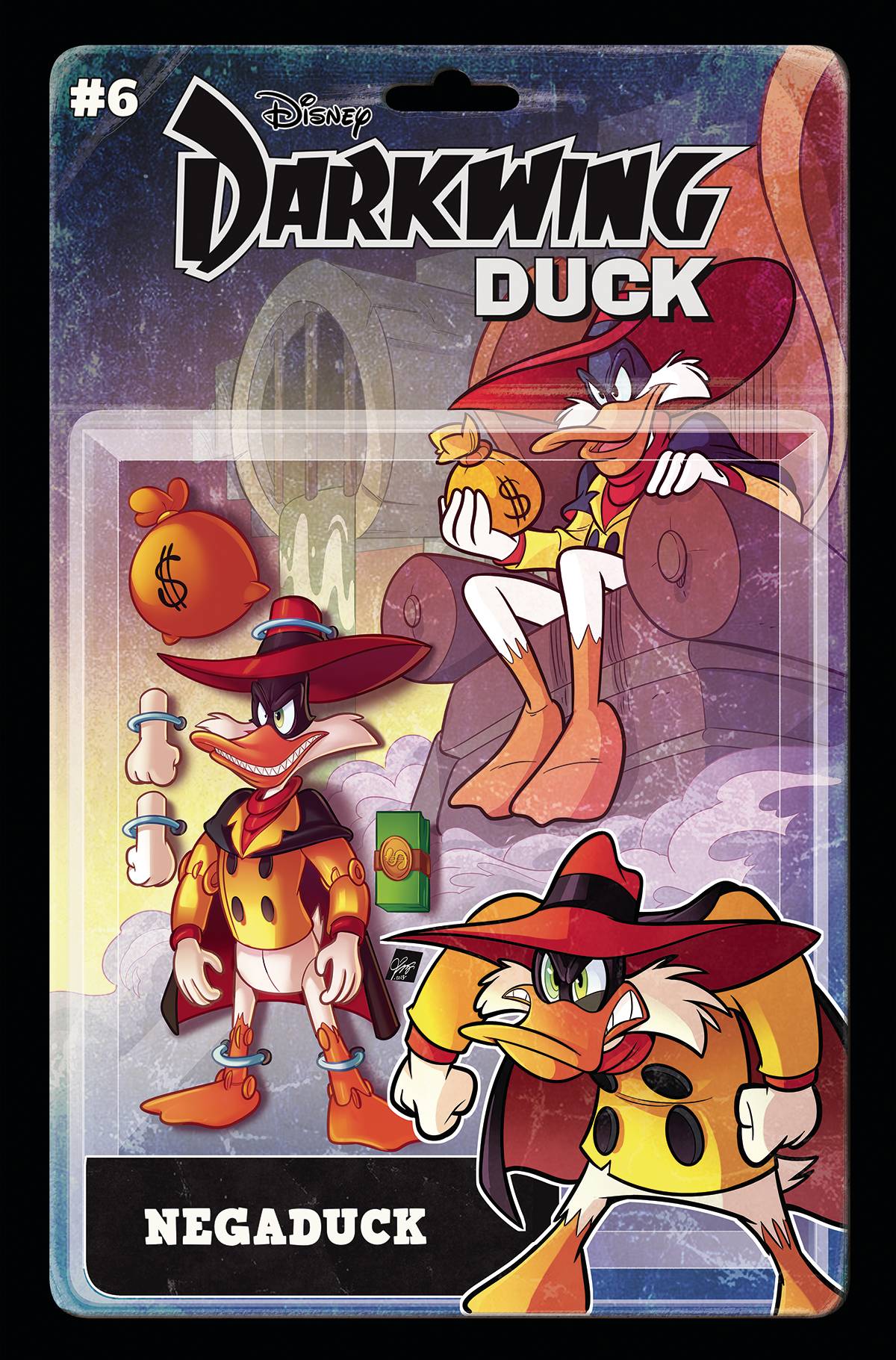 Darkwing Duck #6 Cover H 1 for 10 Incentive Action Figure
