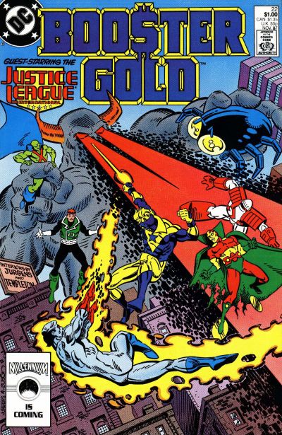 Booster Gold #22 [Direct]-Near Mint (9.2 - 9.8)