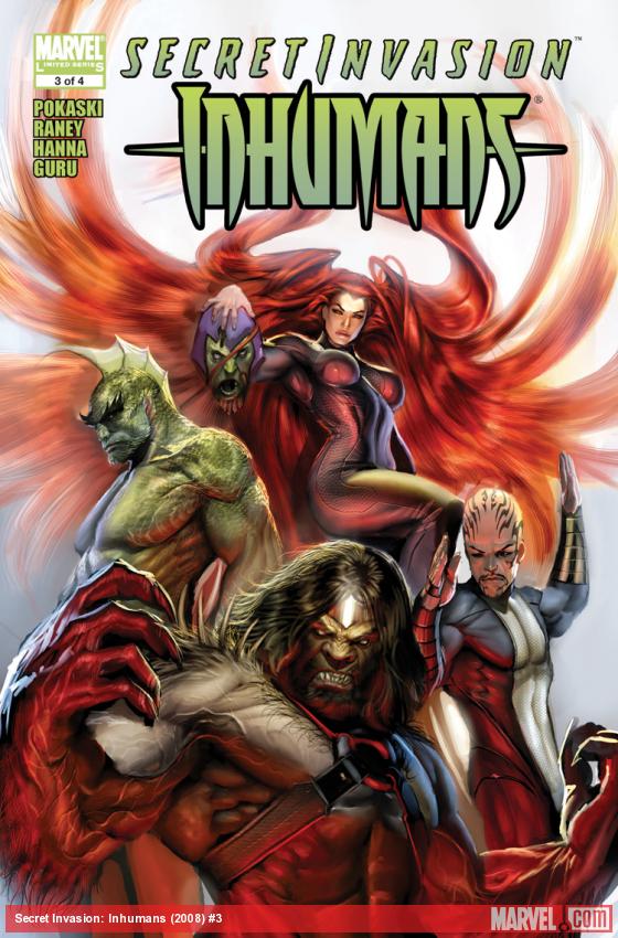 Secret Invasion Inhumans #3 (2008)