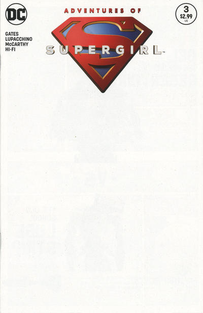 Adventures of Supergirl #3 Blank Variant Edition