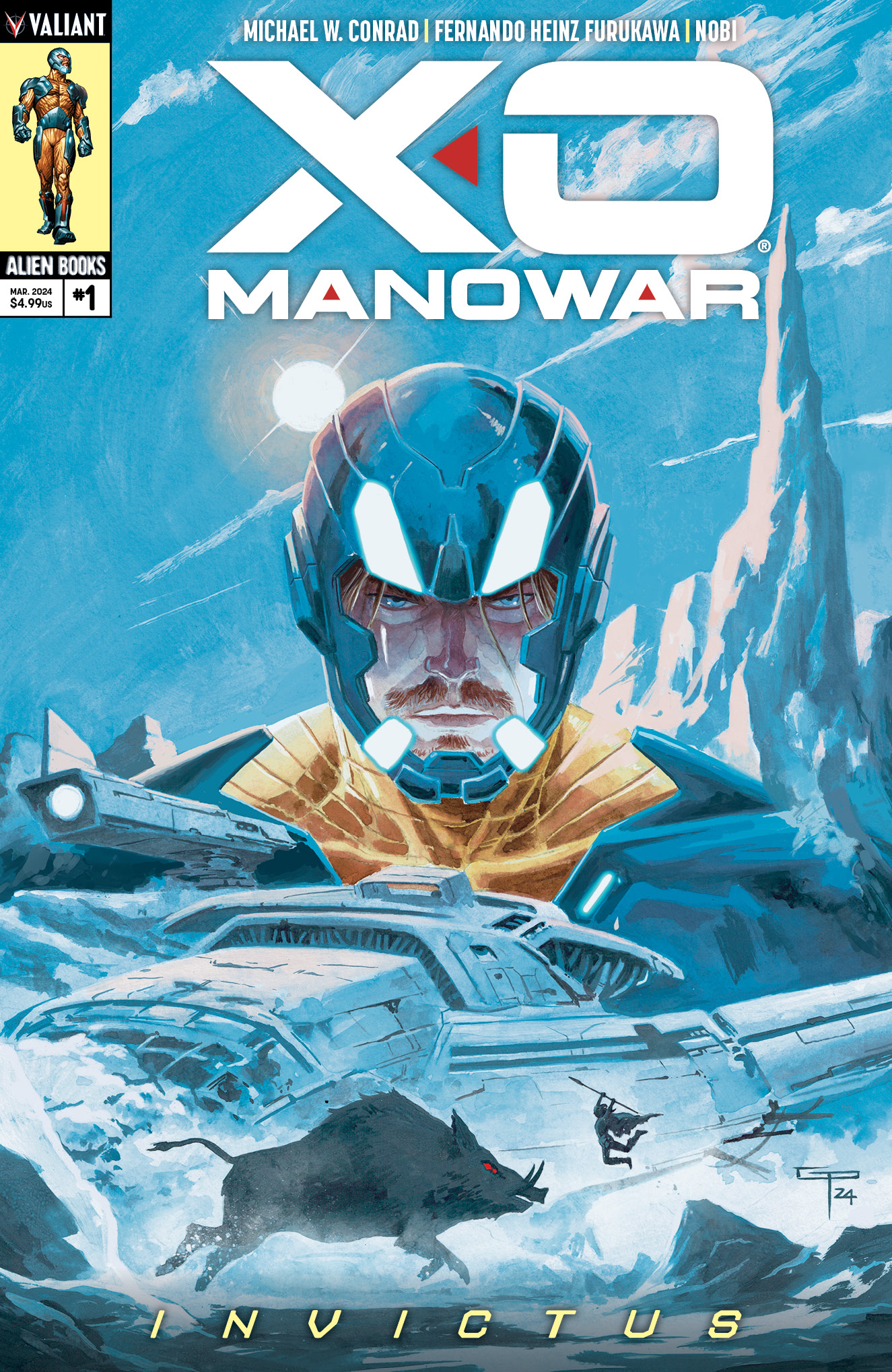 X-O Manowar Invictus #1 Cover A Peralta (Of 4)