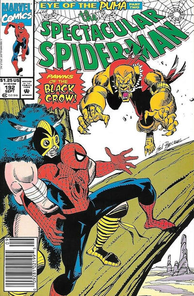 The Spectacular Spider-Man #192 [Newsstand] - Fn+ 