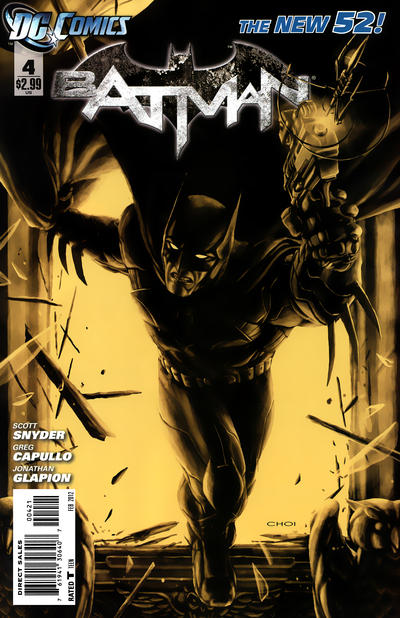 Batman #4 [Mike Choi Cover]-Near Mint (9.2 - 9.8) 2nd Cameo Appearance of The Court of Owls