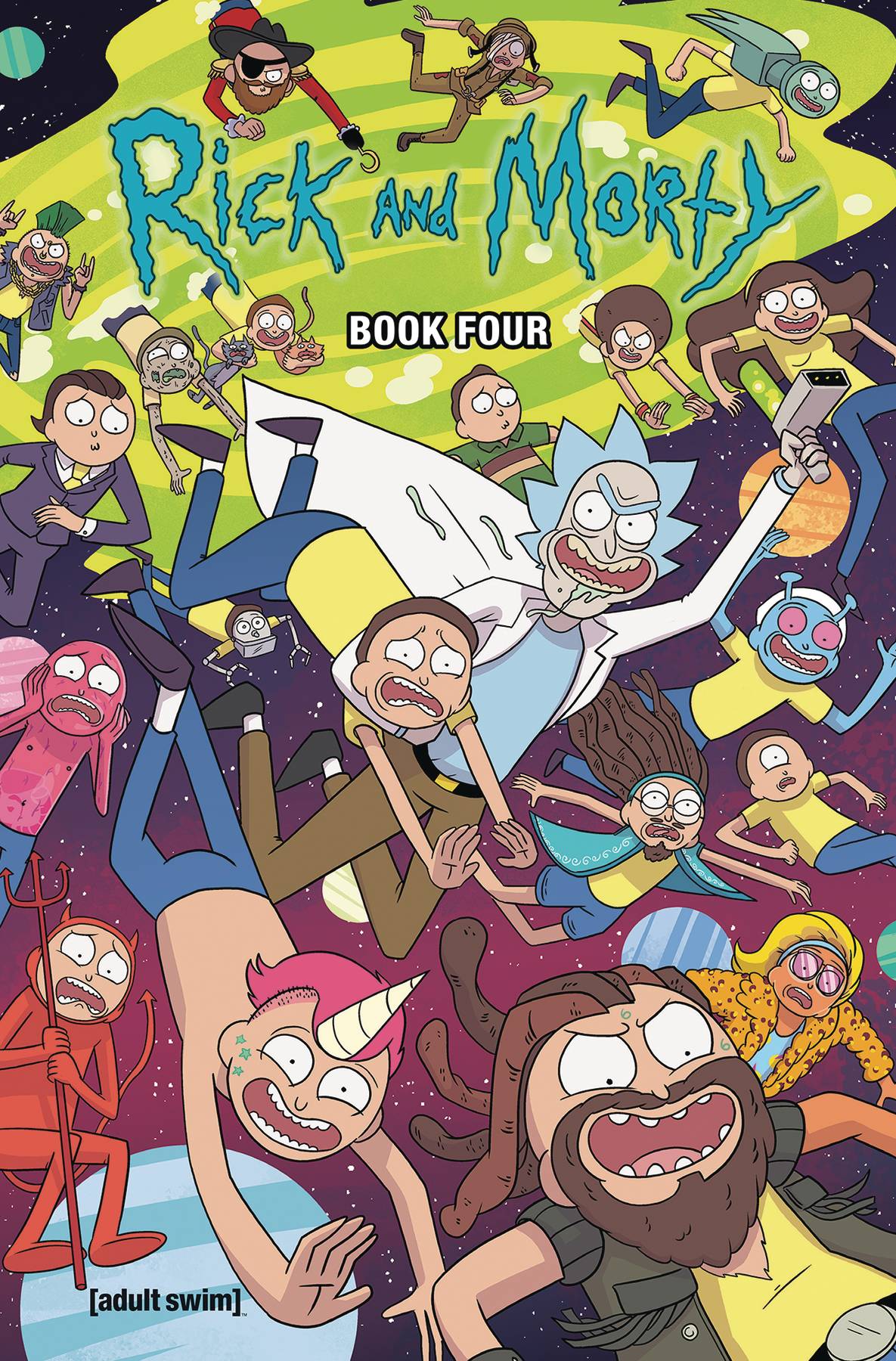 Rick and Morty Hardcover Book 4 Deluxe Edition (Mature)