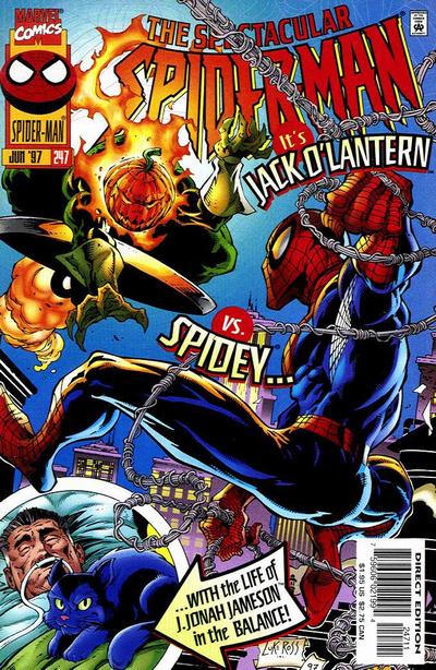 The Spectacular Spider-Man #247 [Newsstand]-Fine (5.5 – 7)