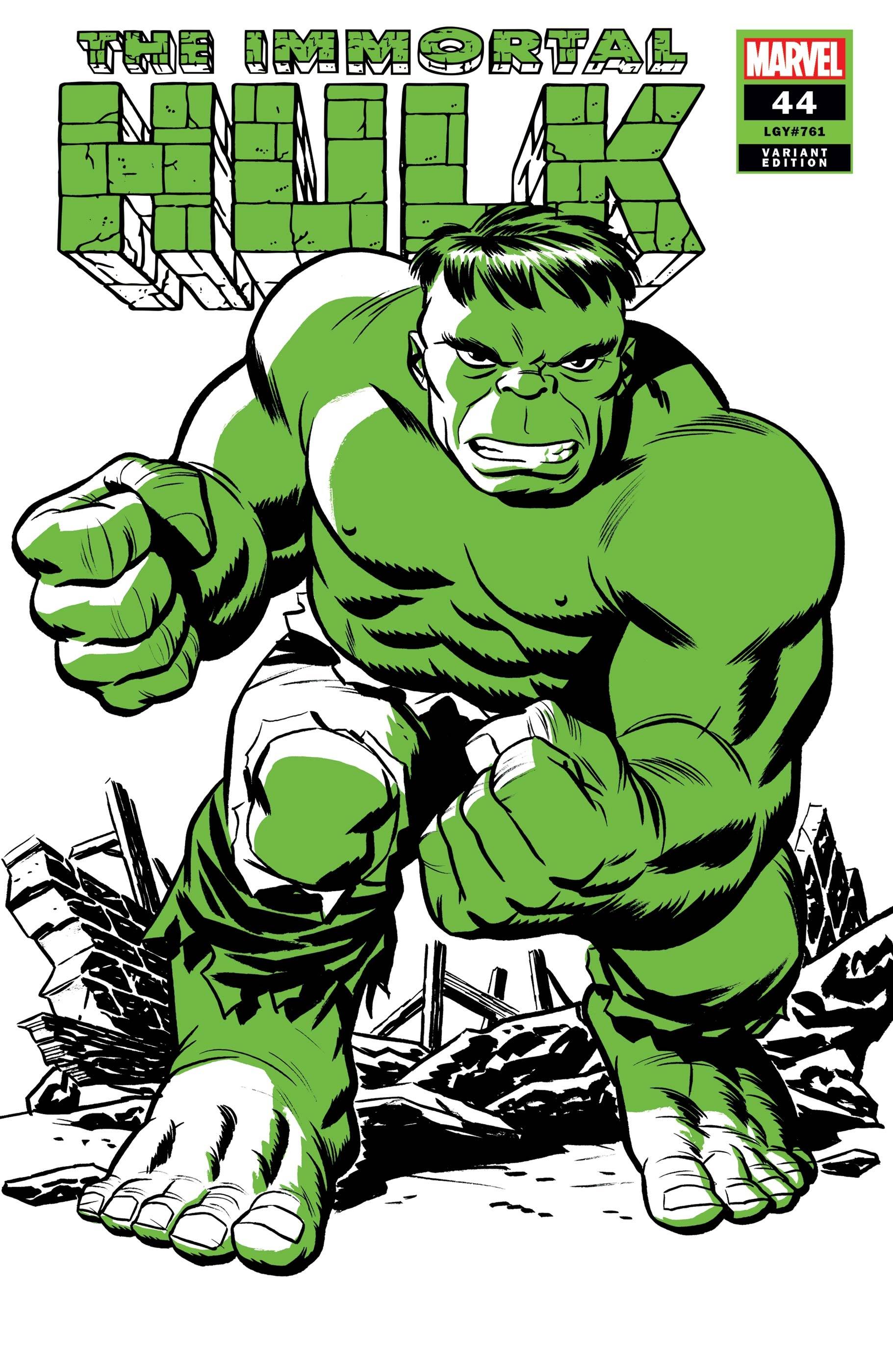 Immortal Hulk #44 Michael Cho Hulk Two-Tone Variant (2018)