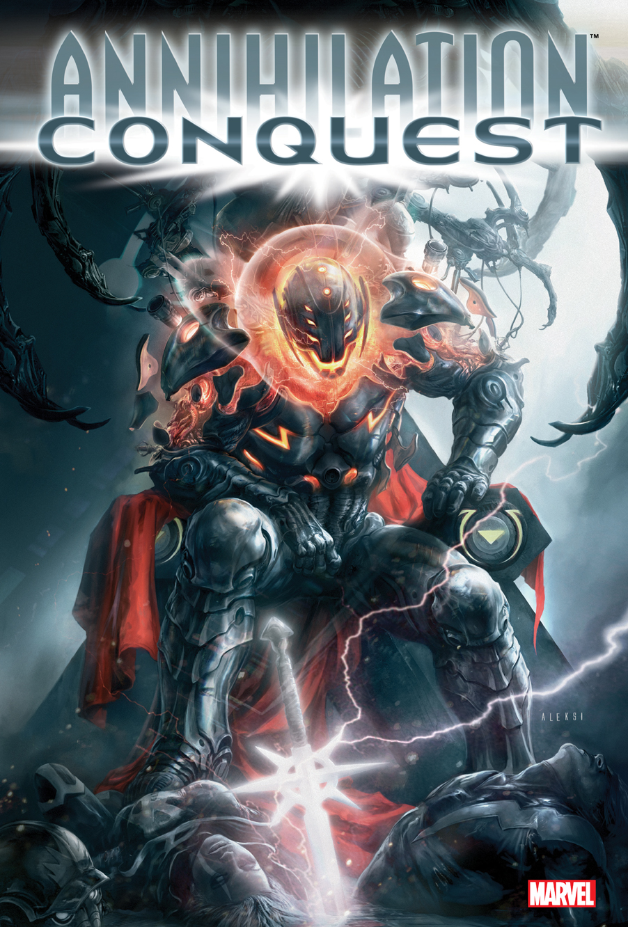 Annihilation Conquest Omnibus Hardcover Briclot Cover New Printing